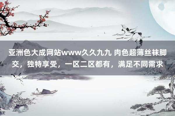亚洲色大成网站www久久九九 肉色超薄丝袜脚交，独特享受，一区二区都有，满足不同需求