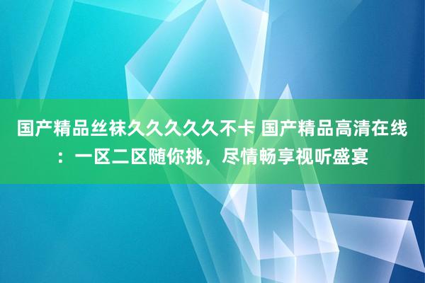 国产精品丝袜久久久久久不卡 国产精品高清在线：一区二区随你挑，尽情畅享视听盛宴