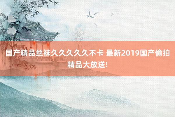 国产精品丝袜久久久久久不卡 最新2019国产偷拍精品大放送!