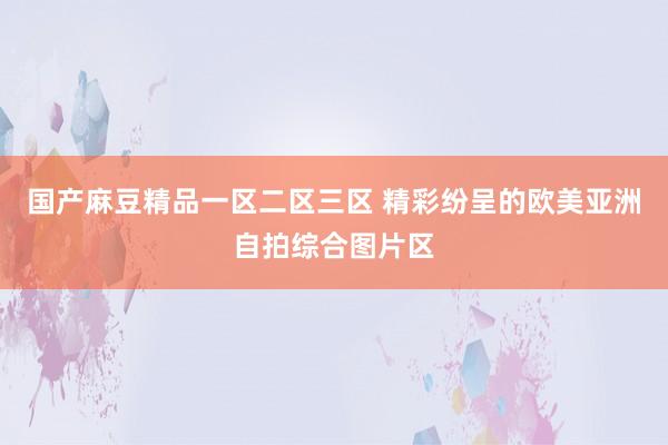 国产麻豆精品一区二区三区 精彩纷呈的欧美亚洲自拍综合图片区