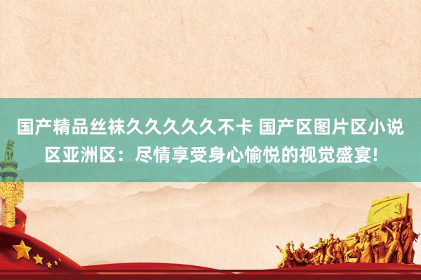 国产精品丝袜久久久久久不卡 国产区图片区小说区亚洲区：尽情享受身心愉悦的视觉盛宴!