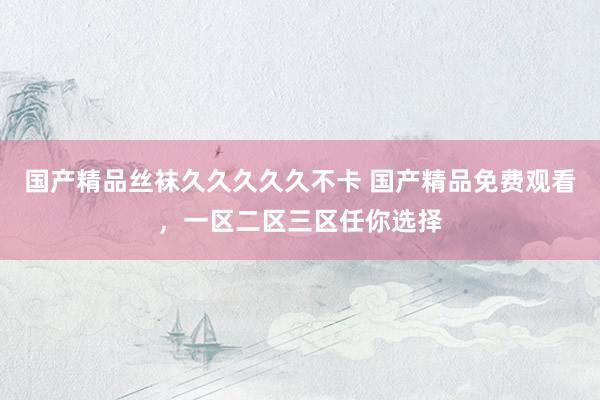国产精品丝袜久久久久久不卡 国产精品免费观看，一区二区三区任你选择