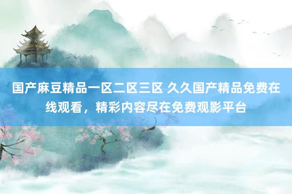 国产麻豆精品一区二区三区 久久国产精品免费在线观看，精彩内容尽在免费观影平台