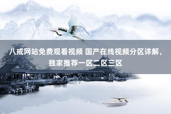 八戒网站免费观看视频 国产在线视频分区详解，独家推荐一区二区三区